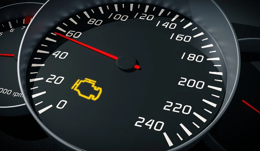 check engine light is on